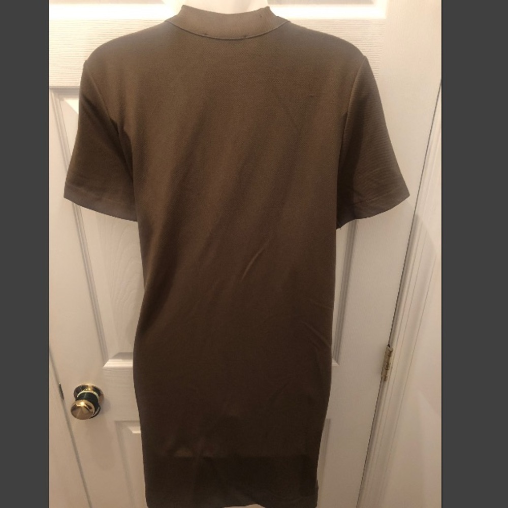 Army green double breasted dress - Picture 5 of 6
